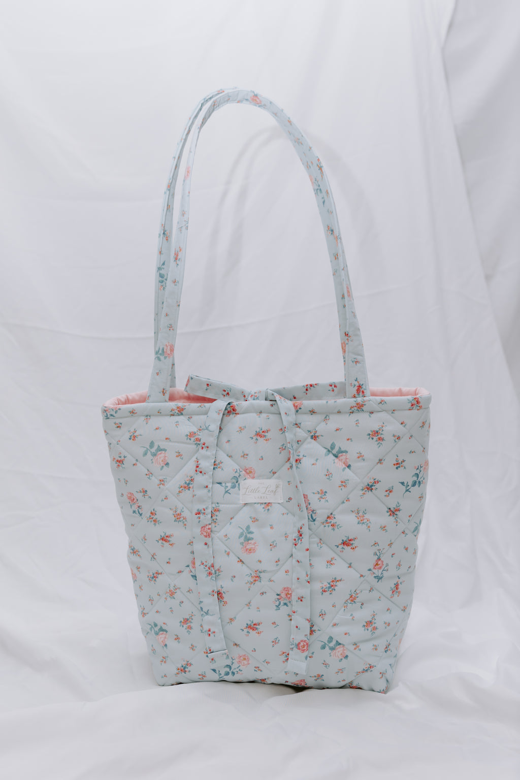 Blue Rosette Market Tote