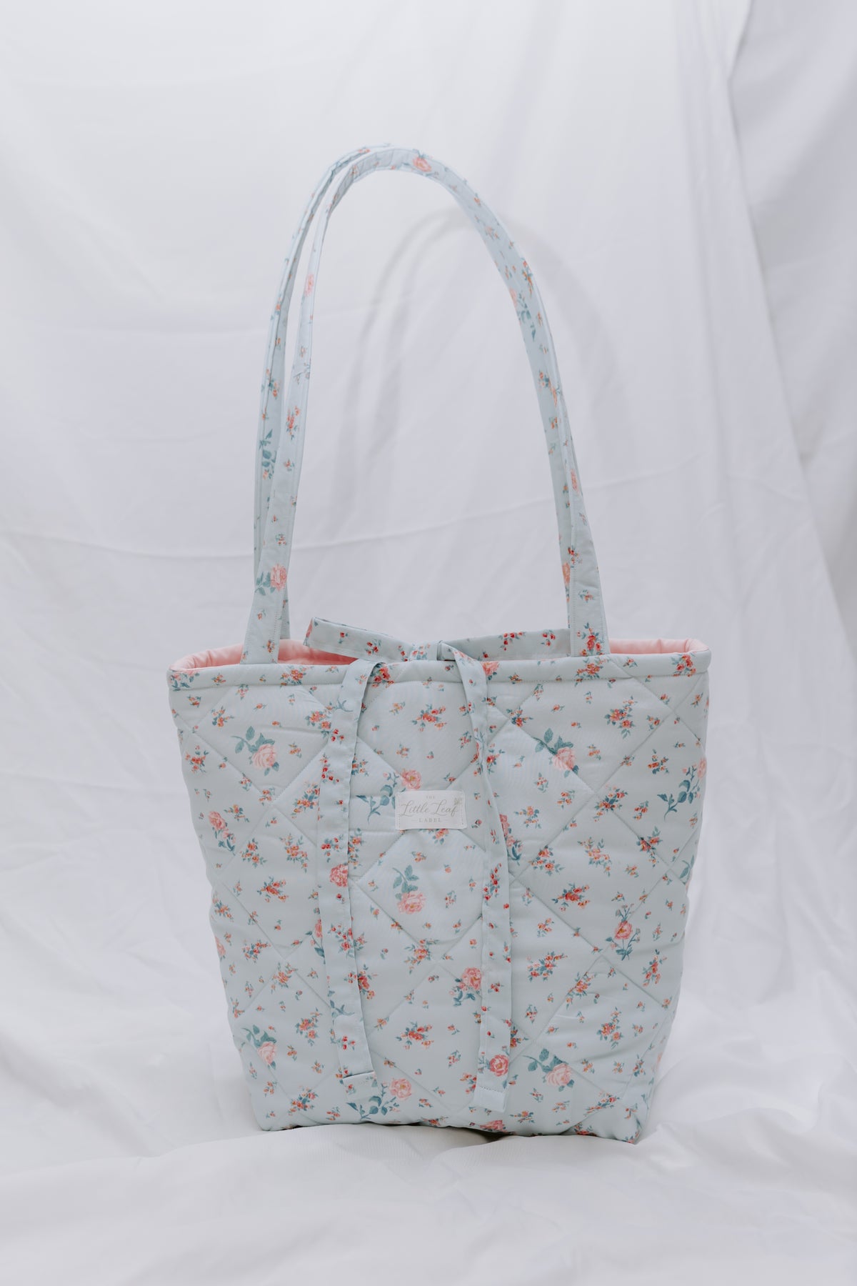 Blue Rosette Market Tote