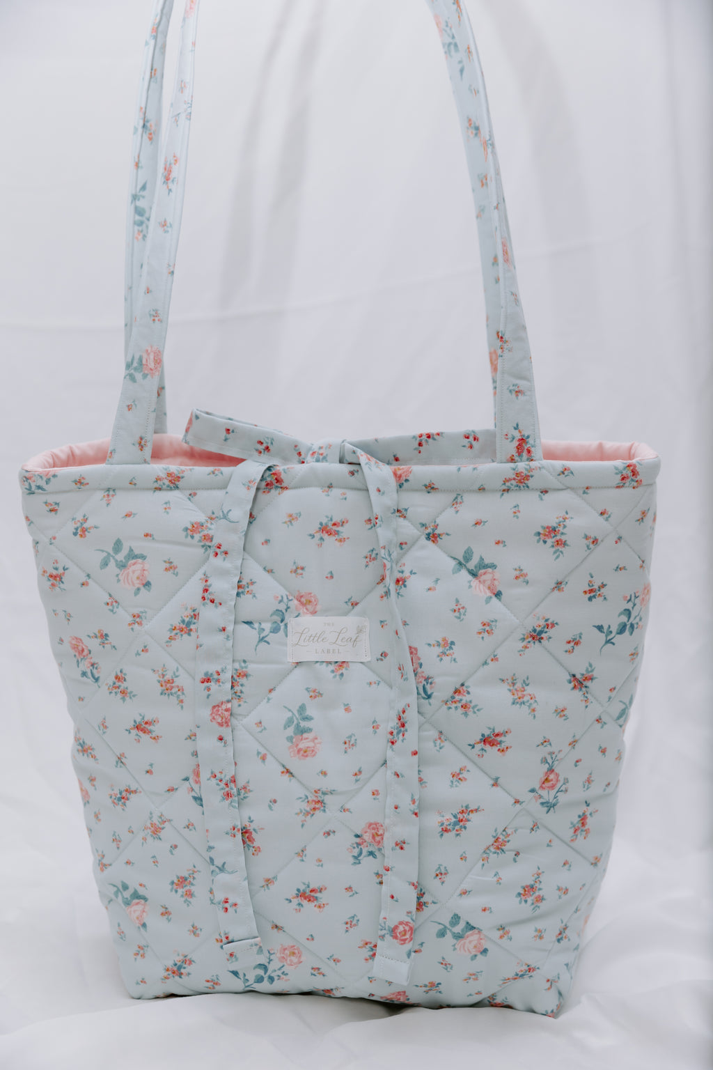 Blue Rosette Market Tote