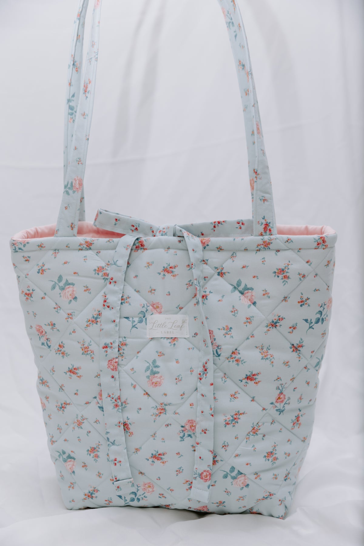 Blue Rosette Market Tote