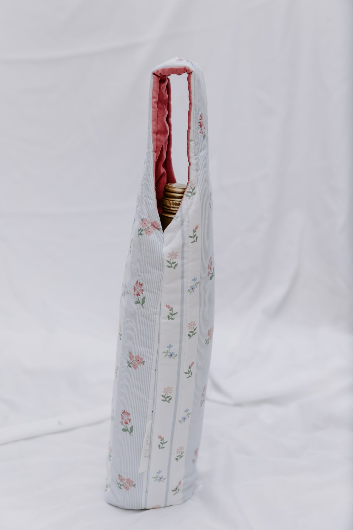 Vintage Stripe Wine Tote