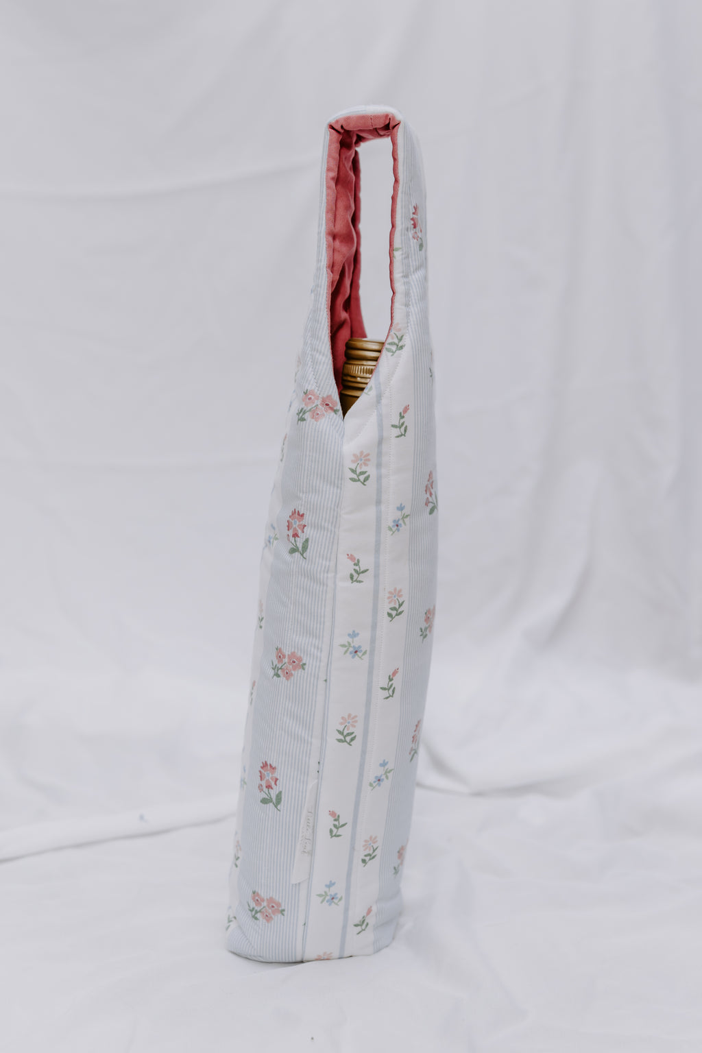 Vintage Stripe Wine Tote