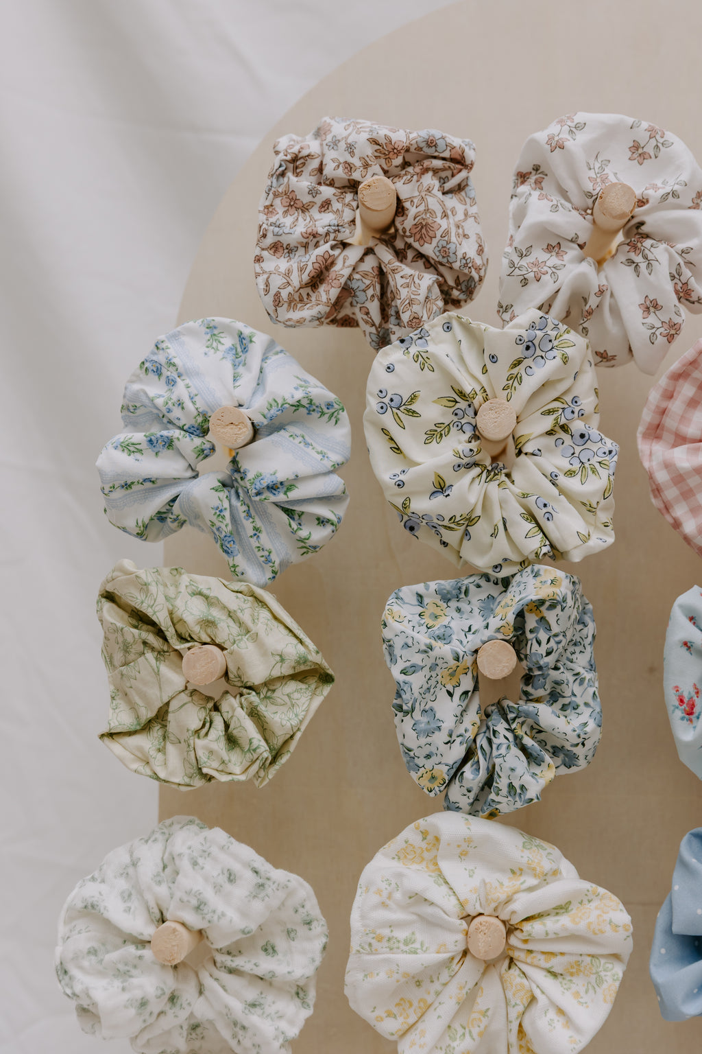 Blue Meadow Scrunchie