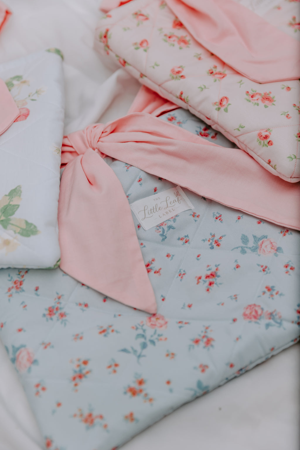 Blue Rosette Book Sleeve