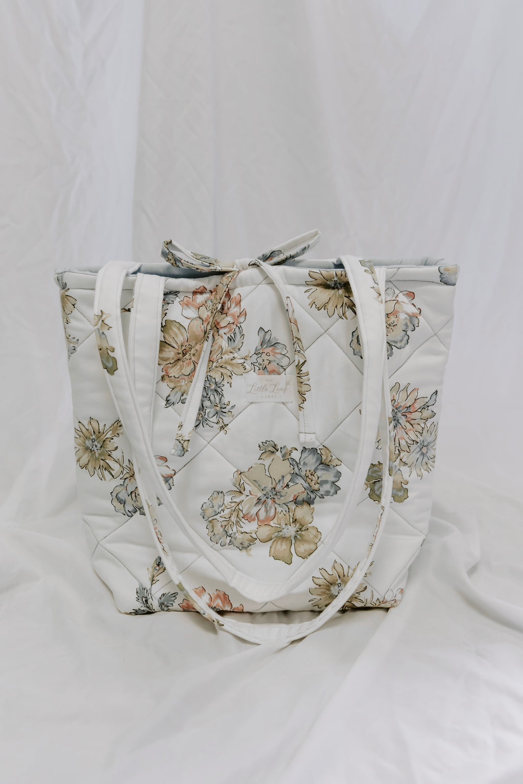 Vintage Botanical Market Tote