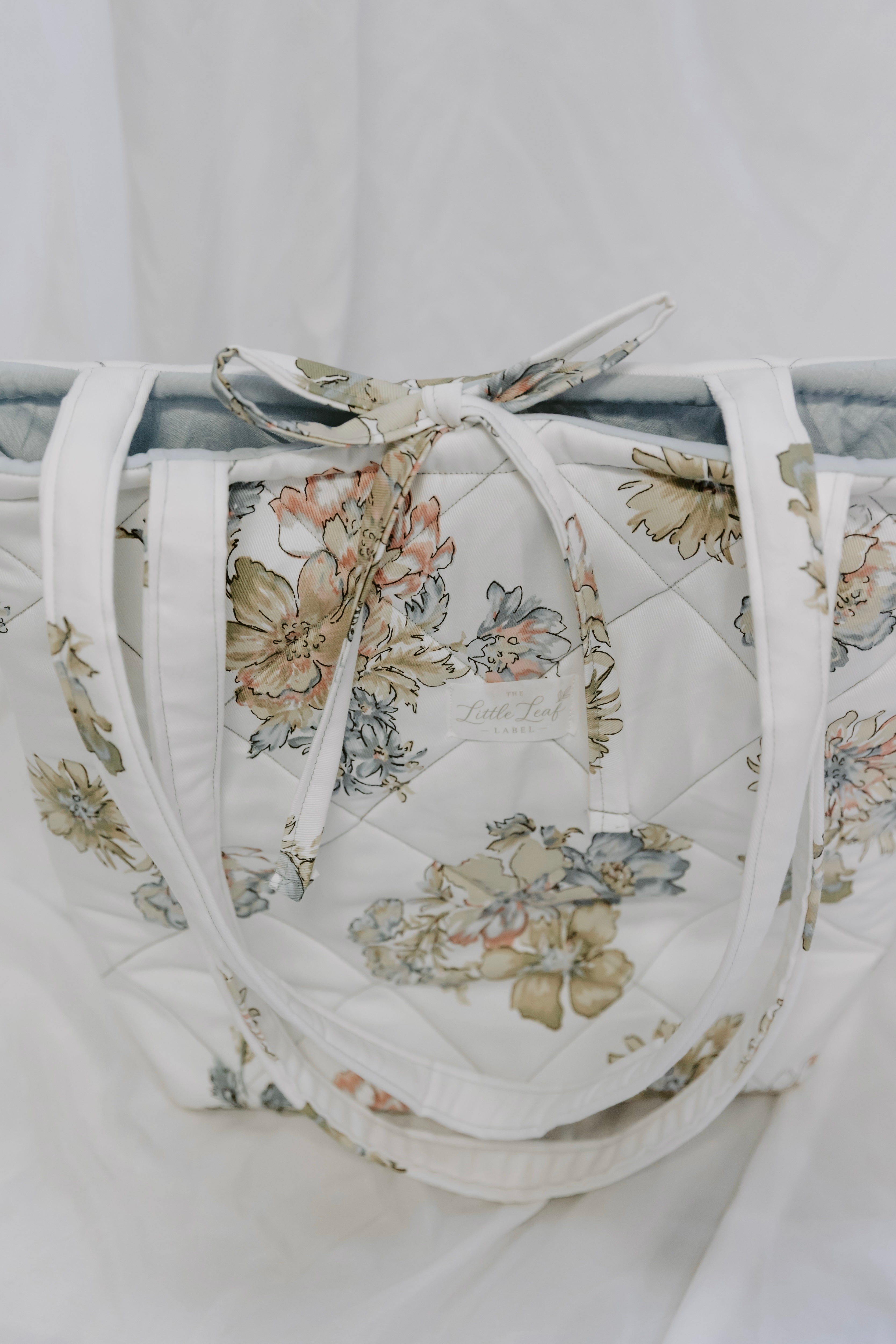 Vintage Botanical Market Tote