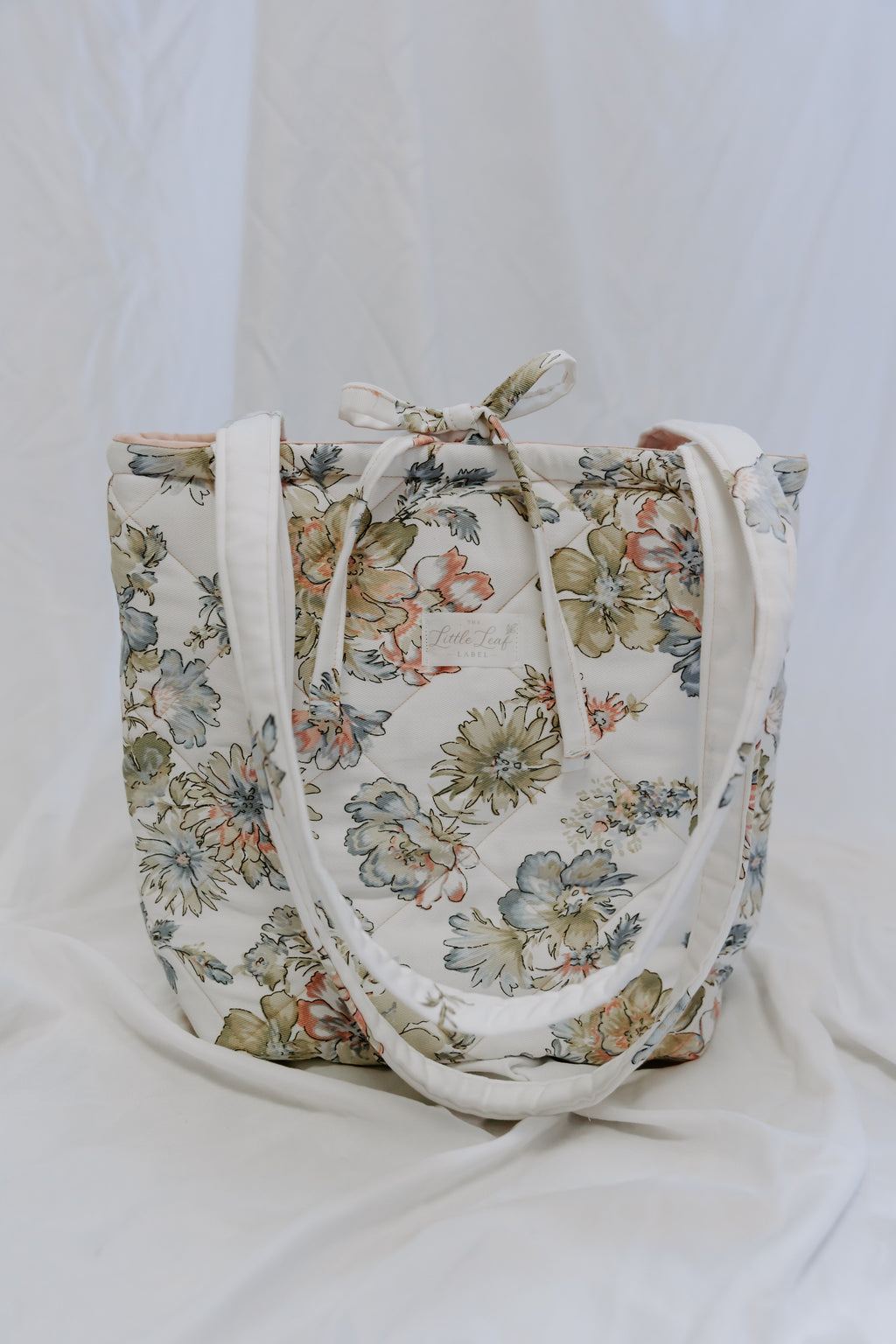 Vintage Botanical Market Tote