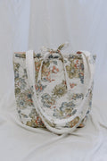 Vintage Botanical Market Tote