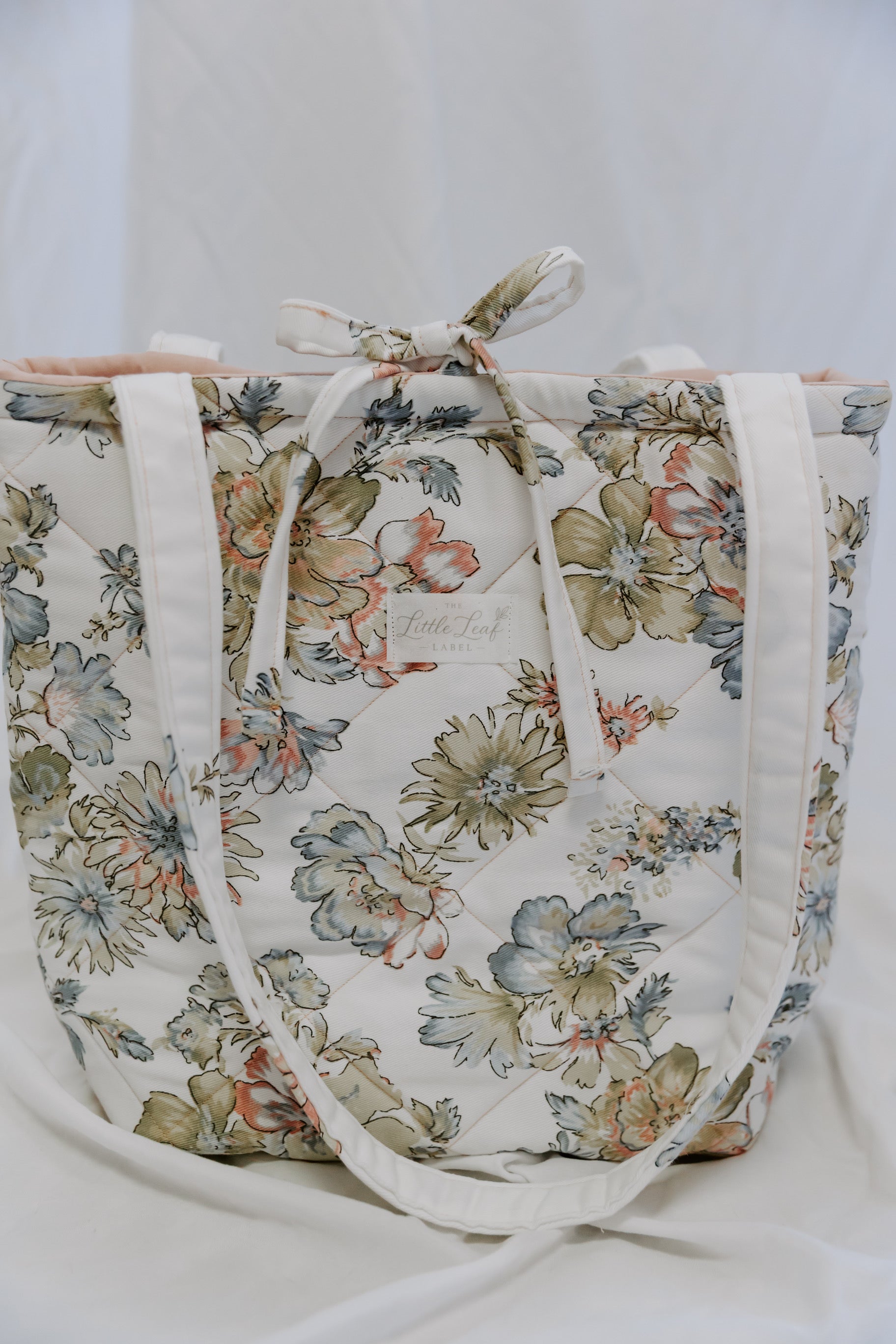 Vintage Botanical Market Tote