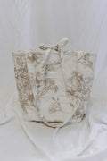 Neutral Blossoms Market Tote