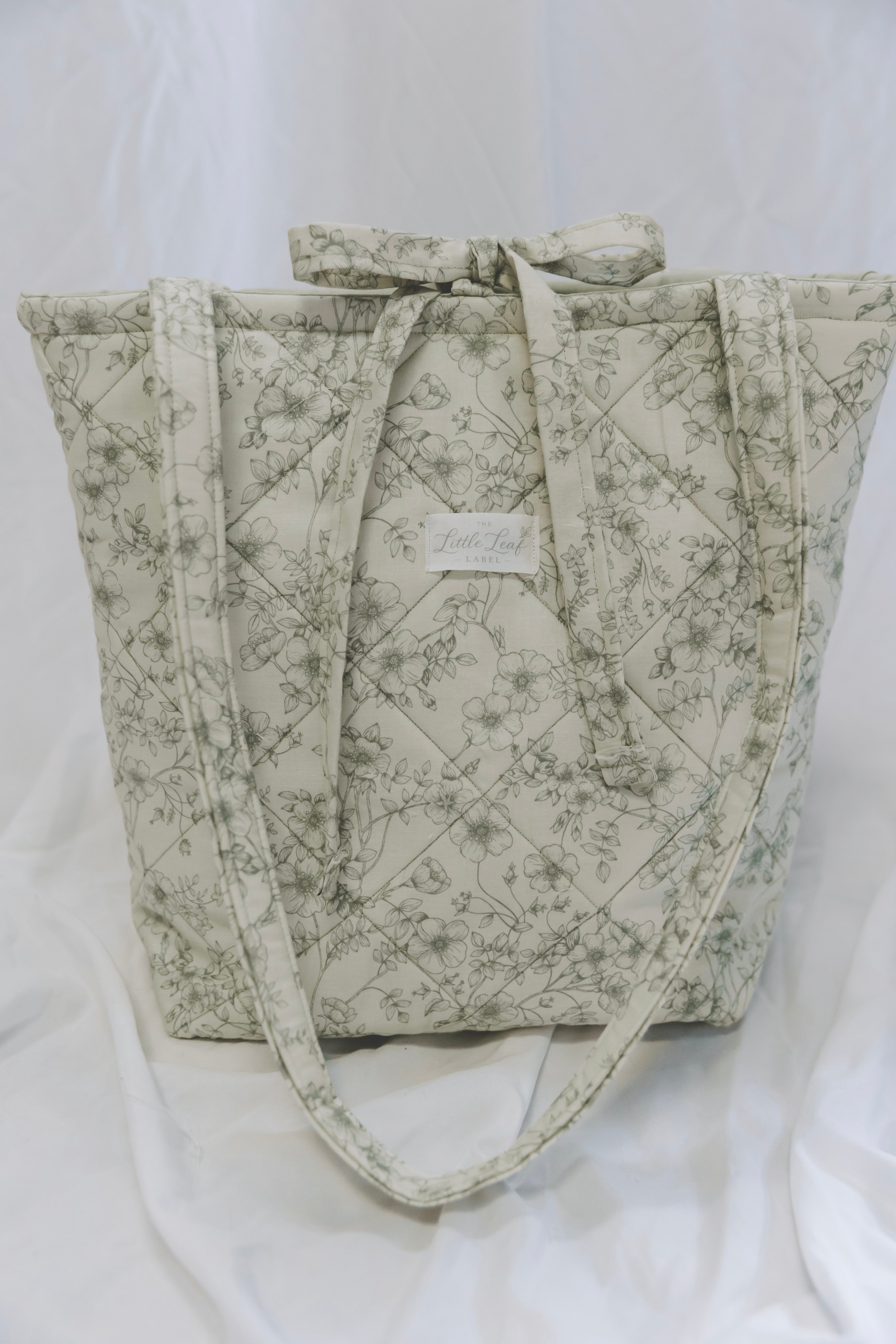 Sage Wildflower Market Tote