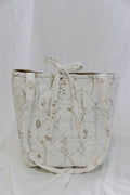 Whimsy Neutral Floral Market Tote