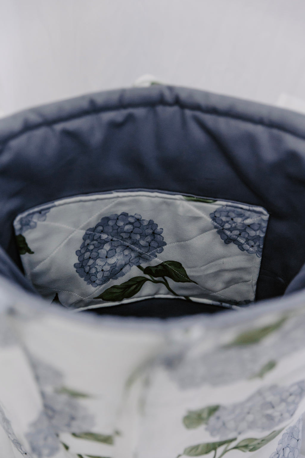Dusty Hydrangea Market Tote