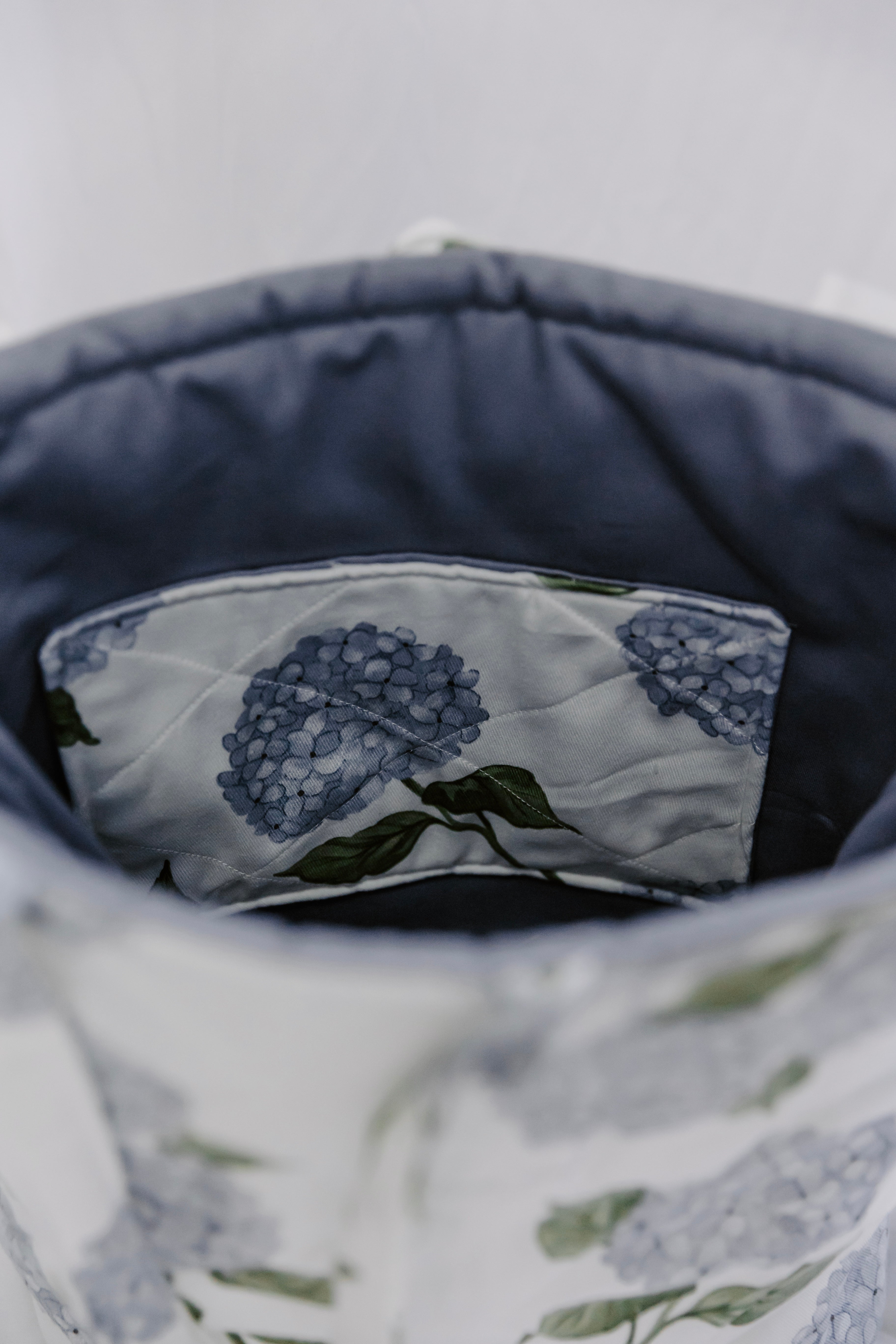 Dusty Hydrangea Market Tote