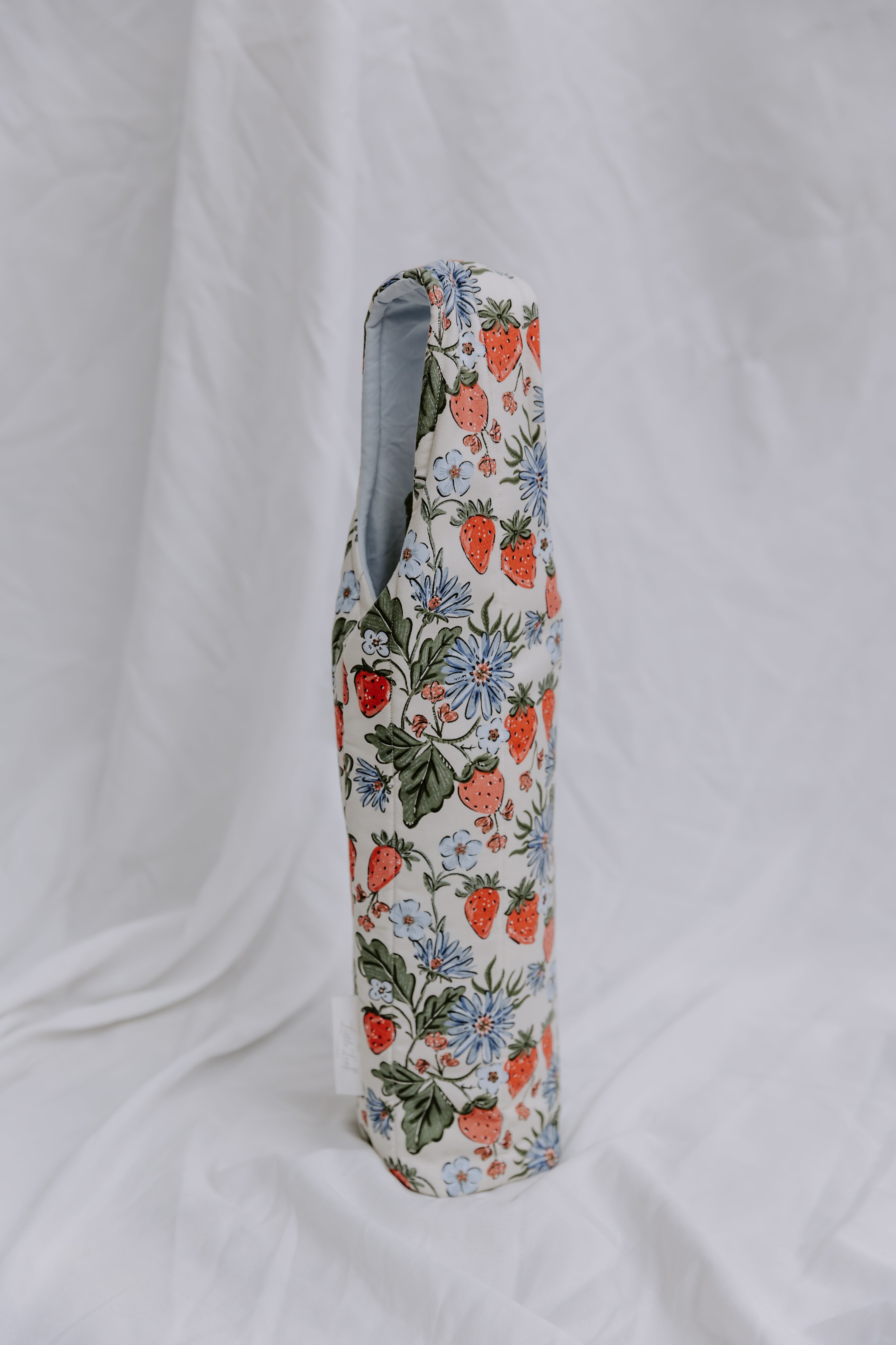 Strawberry Fields Wine Tote