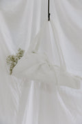 White Embroidered Flower Tote