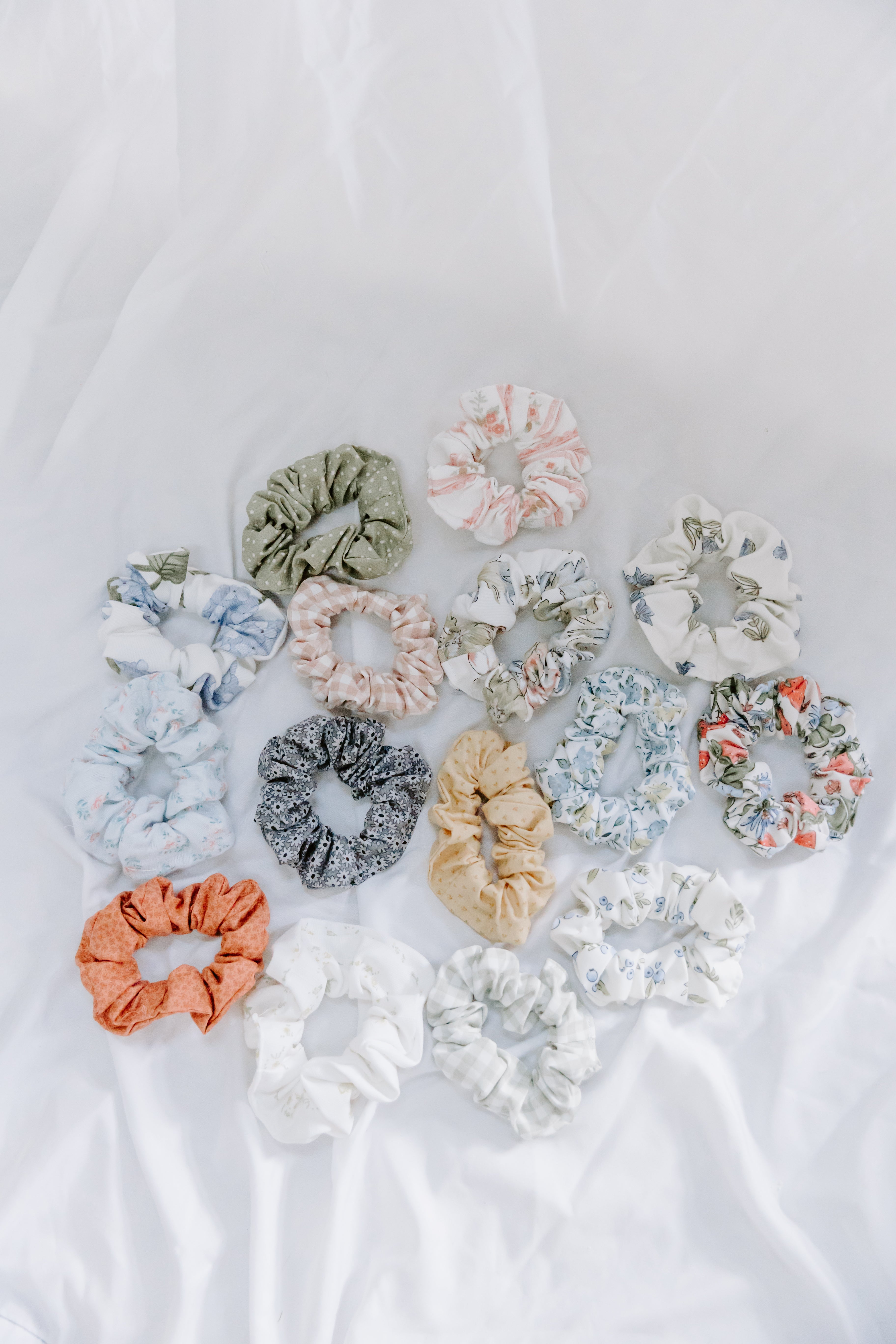 Vintage Botanical Scrunchie
