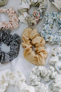Blue Meadow Scrunchie