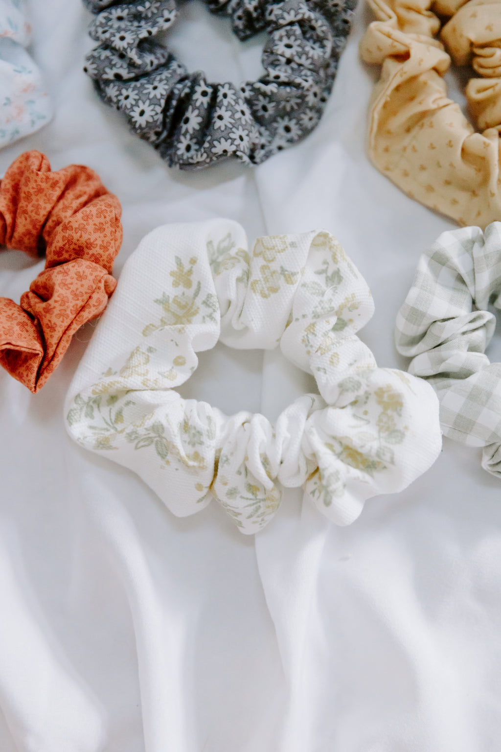Cottage Garden Floral Scrunchie
