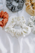 Cottage Garden Floral Scrunchie