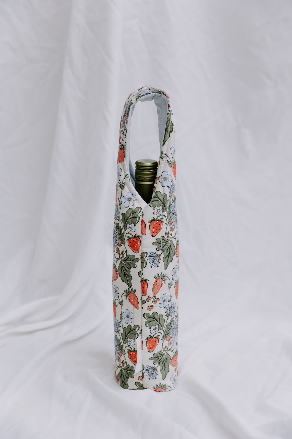 Strawberry Fields Wine Tote