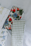 Sage Gingham Sunglass Sleeve