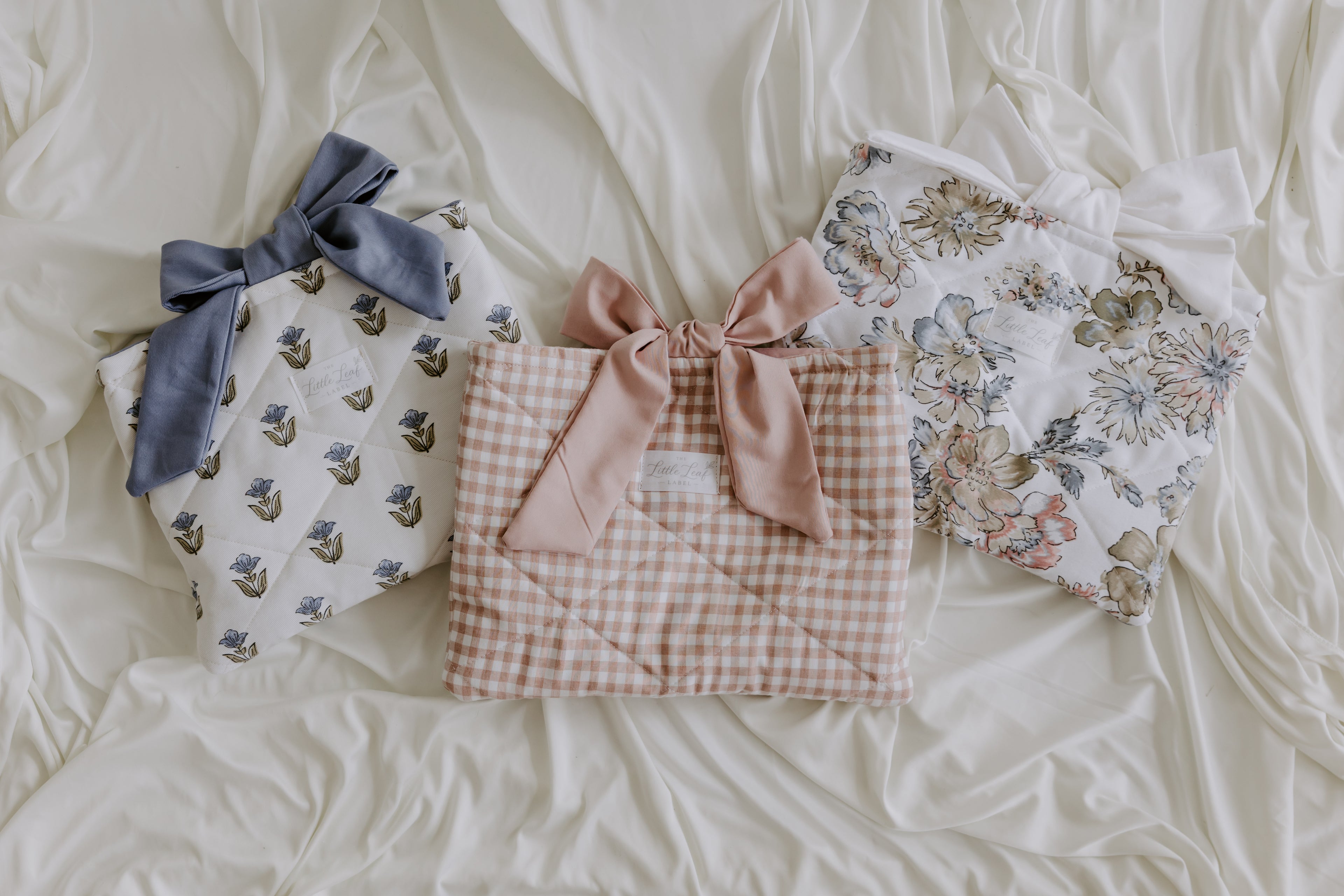 Blush Gingham Book Sleeve