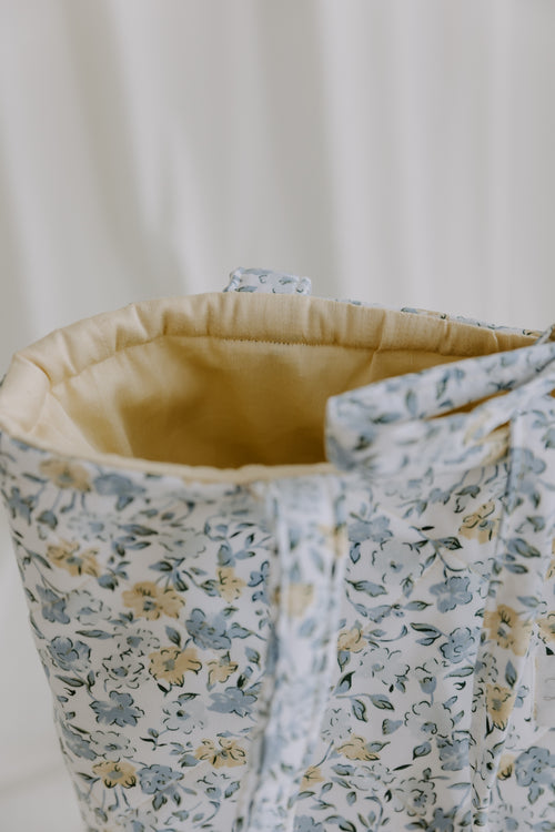 Blue Meadow Floral Market Tote